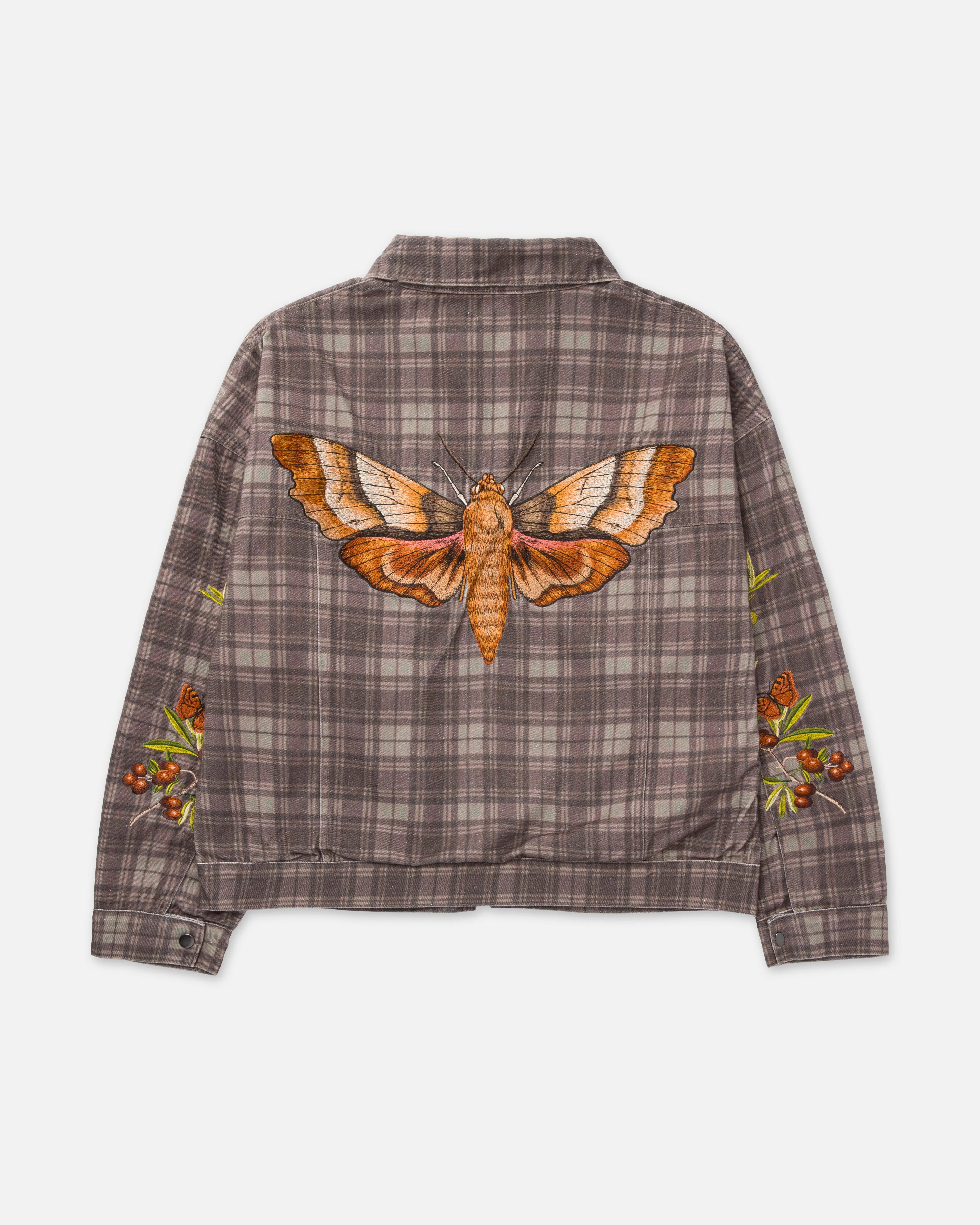 MOTH PLAID WORK JACKET