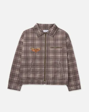 MOTH PLAID WORK JACKET