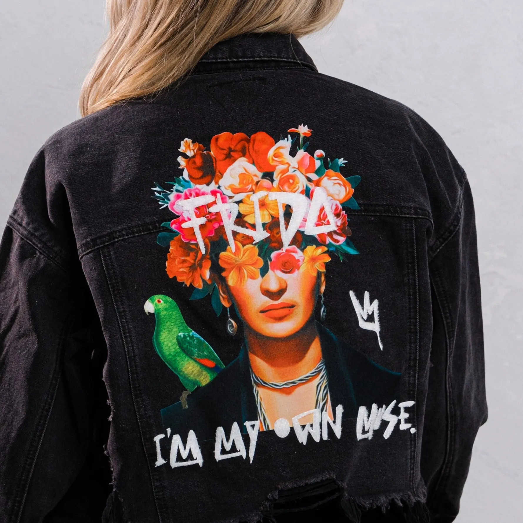 MY OWN MUSE Crop Denim Jacket