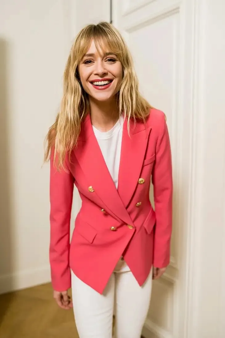 Natasha Fitted Blazer - Fuchsia