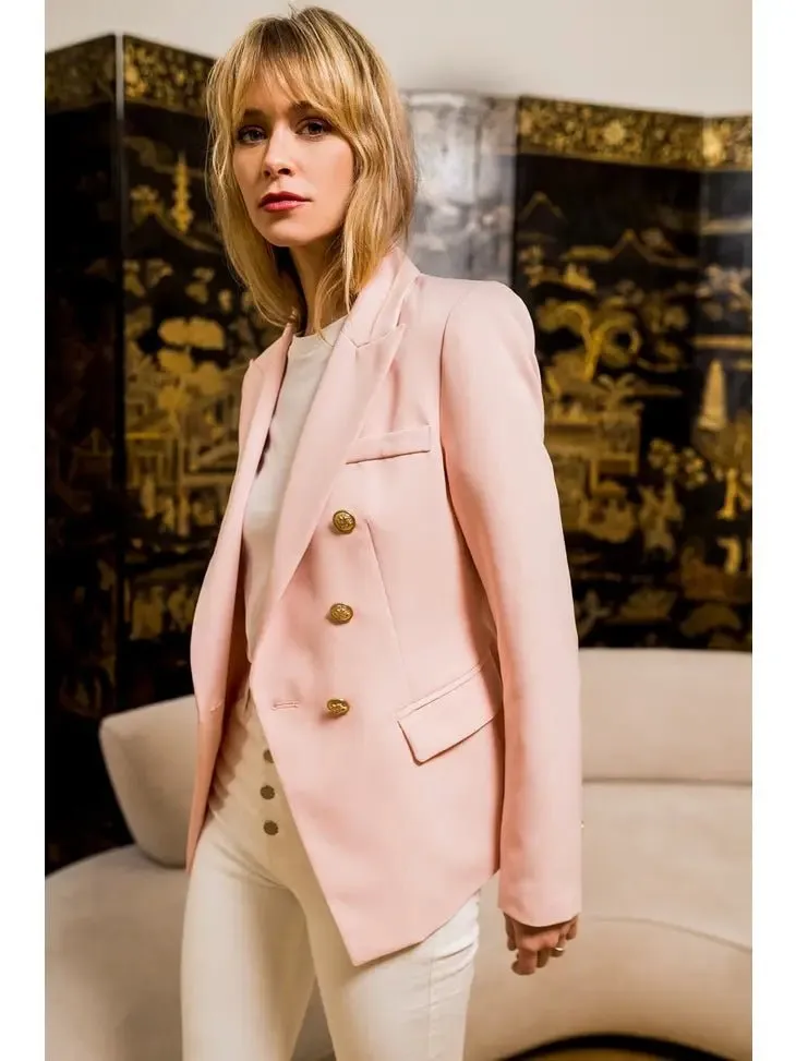 Natasha Fitted Blazer - Pink