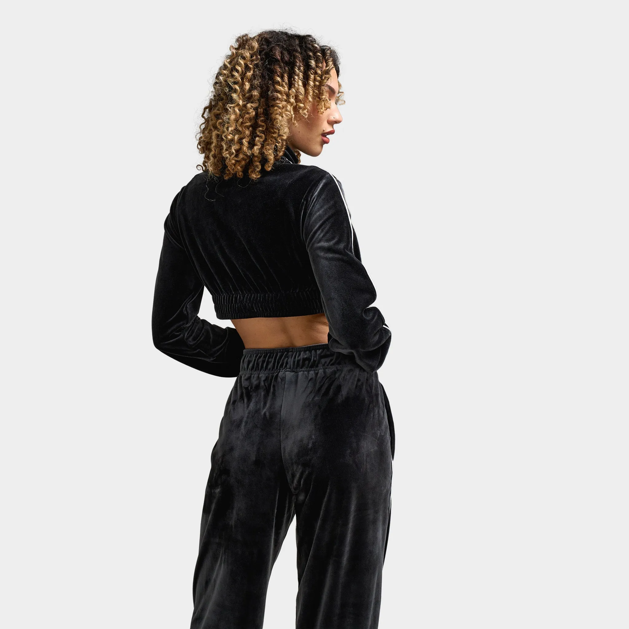 Nike Sportswear Women's Velour Full-Zip Top Black / Sail - Sail