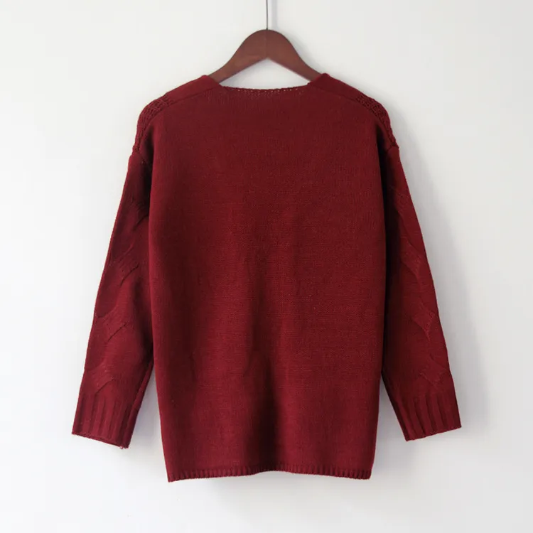 Off Shoulder Knitted Pullover Jumper Sweater