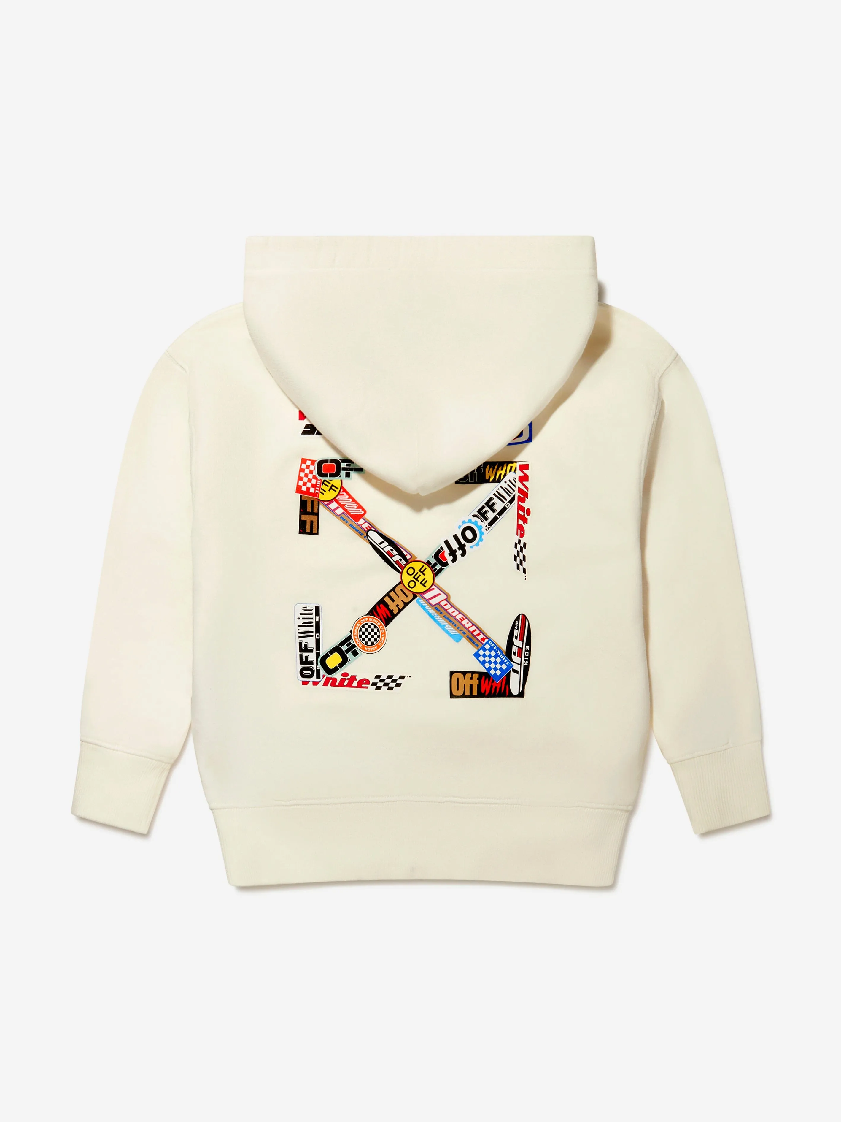 Off-White Boys Cotton Racing Arrow Hoodie