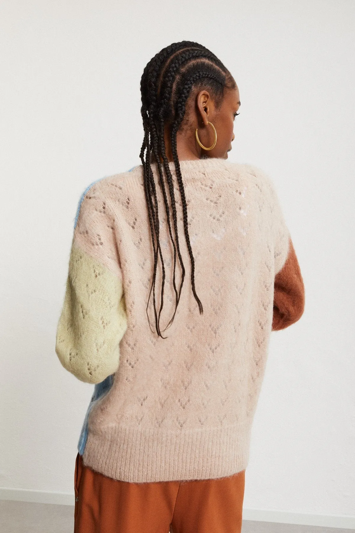 Ottod'ame - Cashmere blend sweater: Multi-color