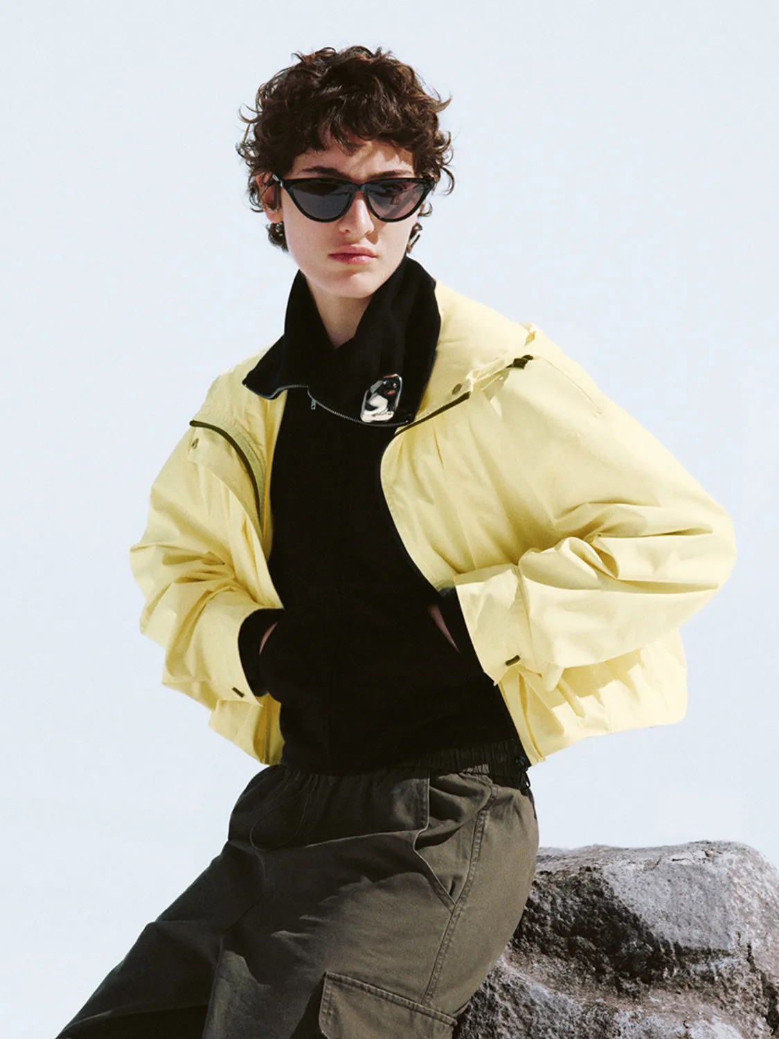 Outdoor Cropped Utility Jacket