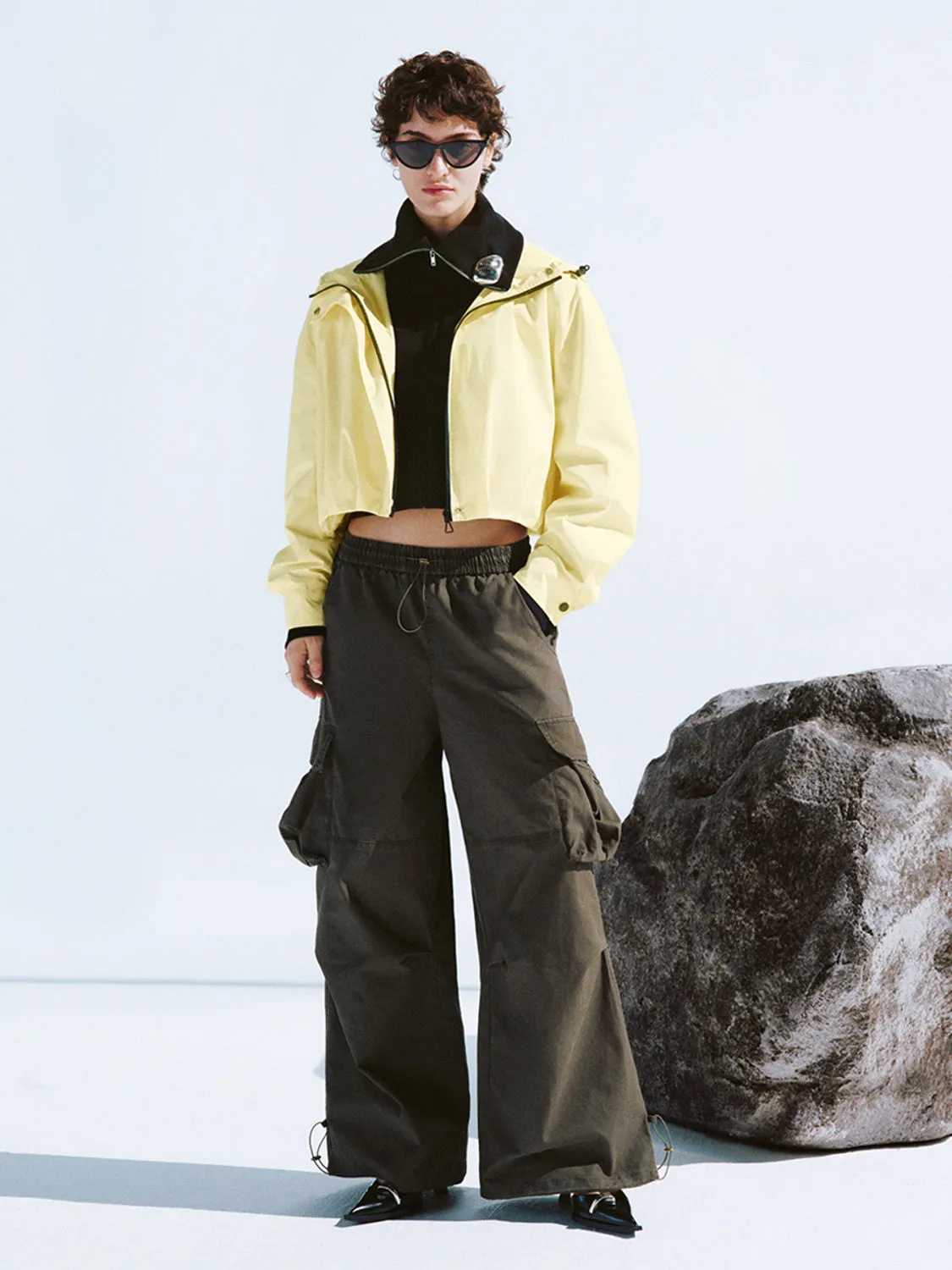 Outdoor Cropped Utility Jacket