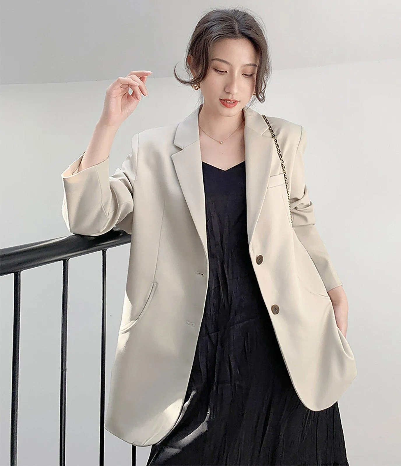 Oversize Single Breasted Blazer