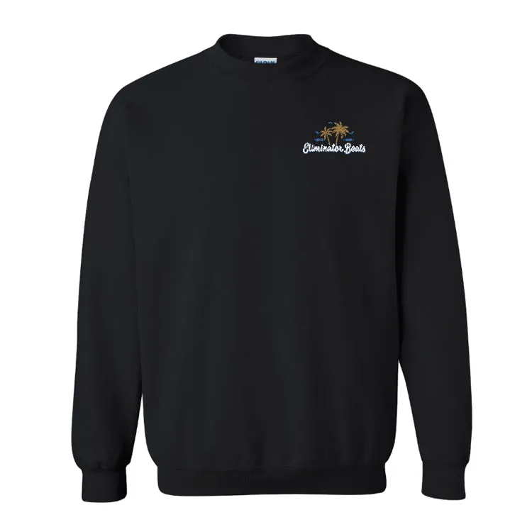 Palm Paradise Crew Neck Sweatshirt