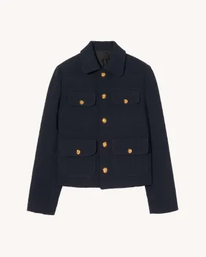 Paola Jacket in Dark Navy