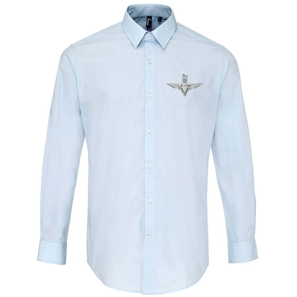 Parachute Regiment Embroidered Long Sleeve Oxford Shirt