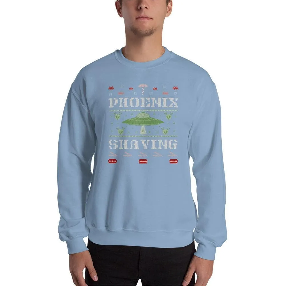 Phoenix Shaving UFO Ugly Sweater Sweatshirt