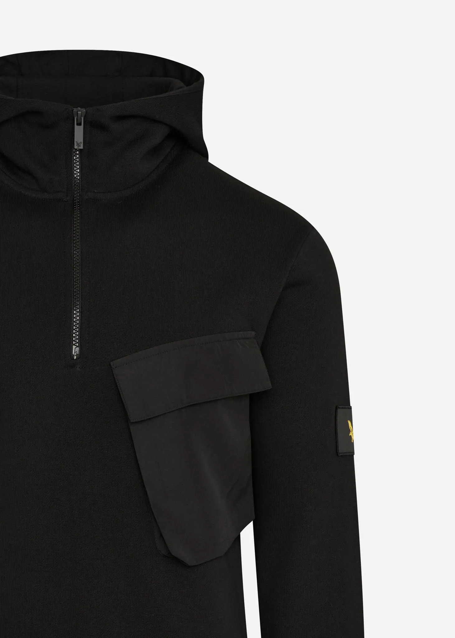 Pocket hoodie - jet black