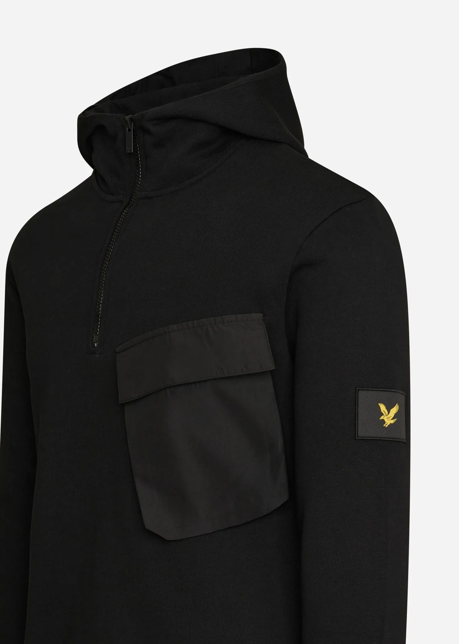 Pocket hoodie - jet black