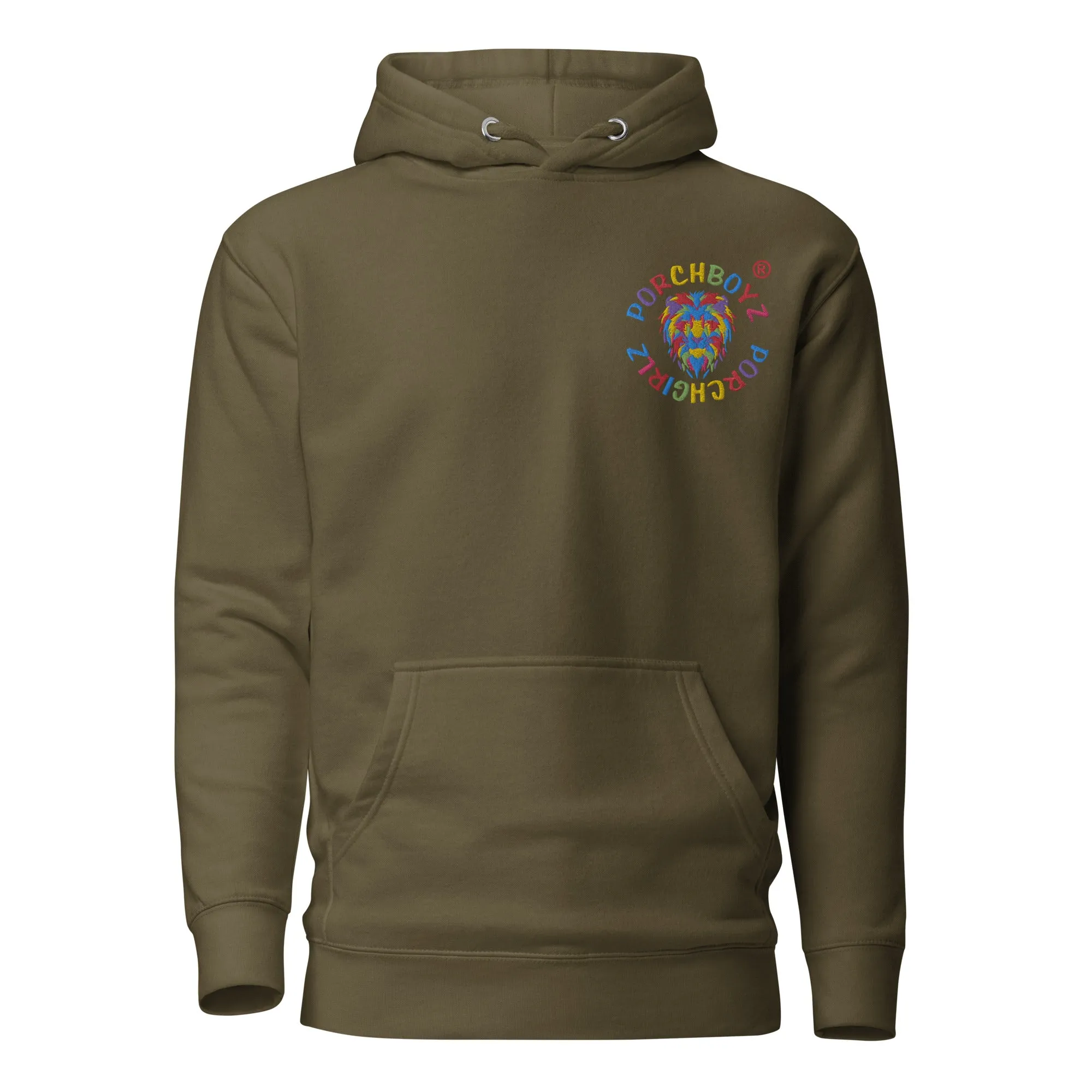 Porchboyz Porchgirlz Embroidered Trademark Unisex Hoodie