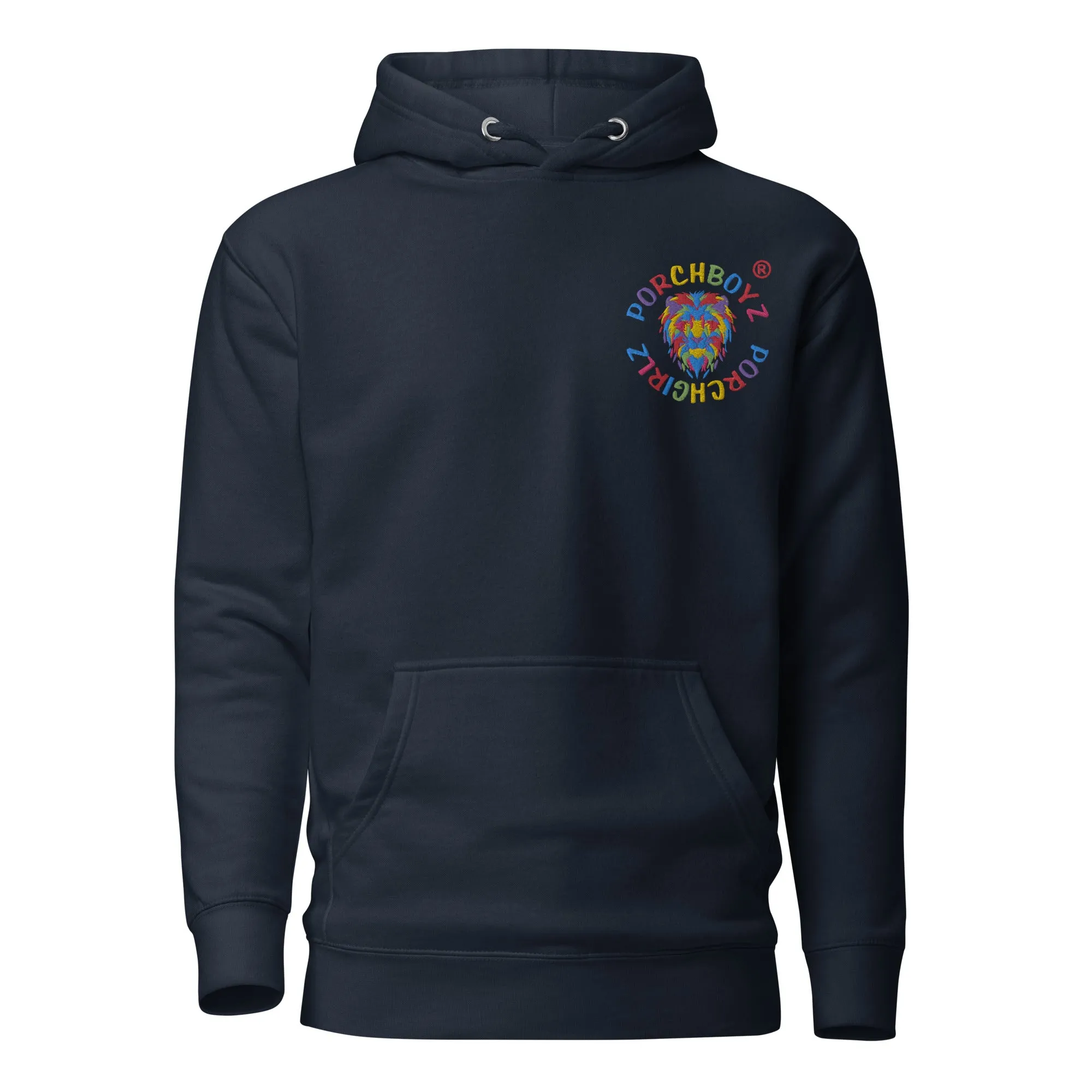 Porchboyz Porchgirlz Embroidered Trademark Unisex Hoodie