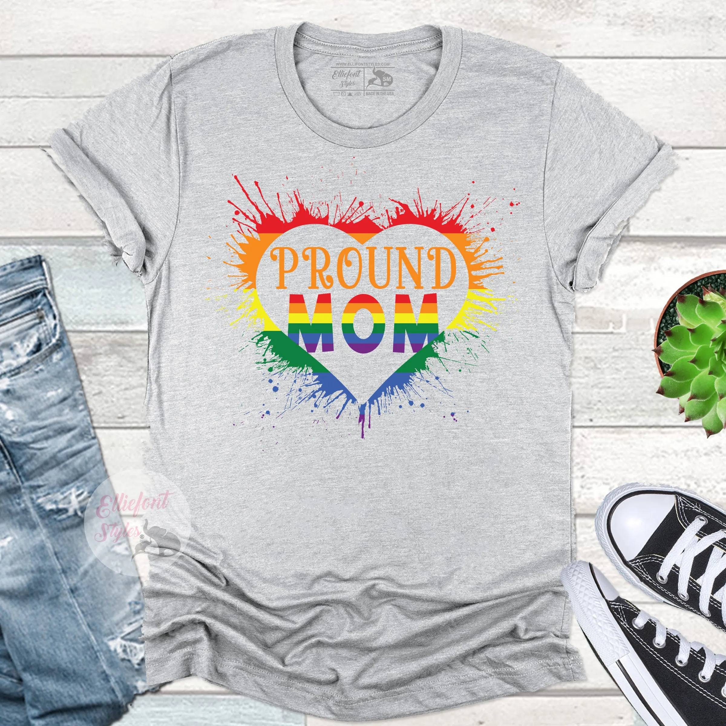 Proud Mom Gay Pride LGBT Shirt