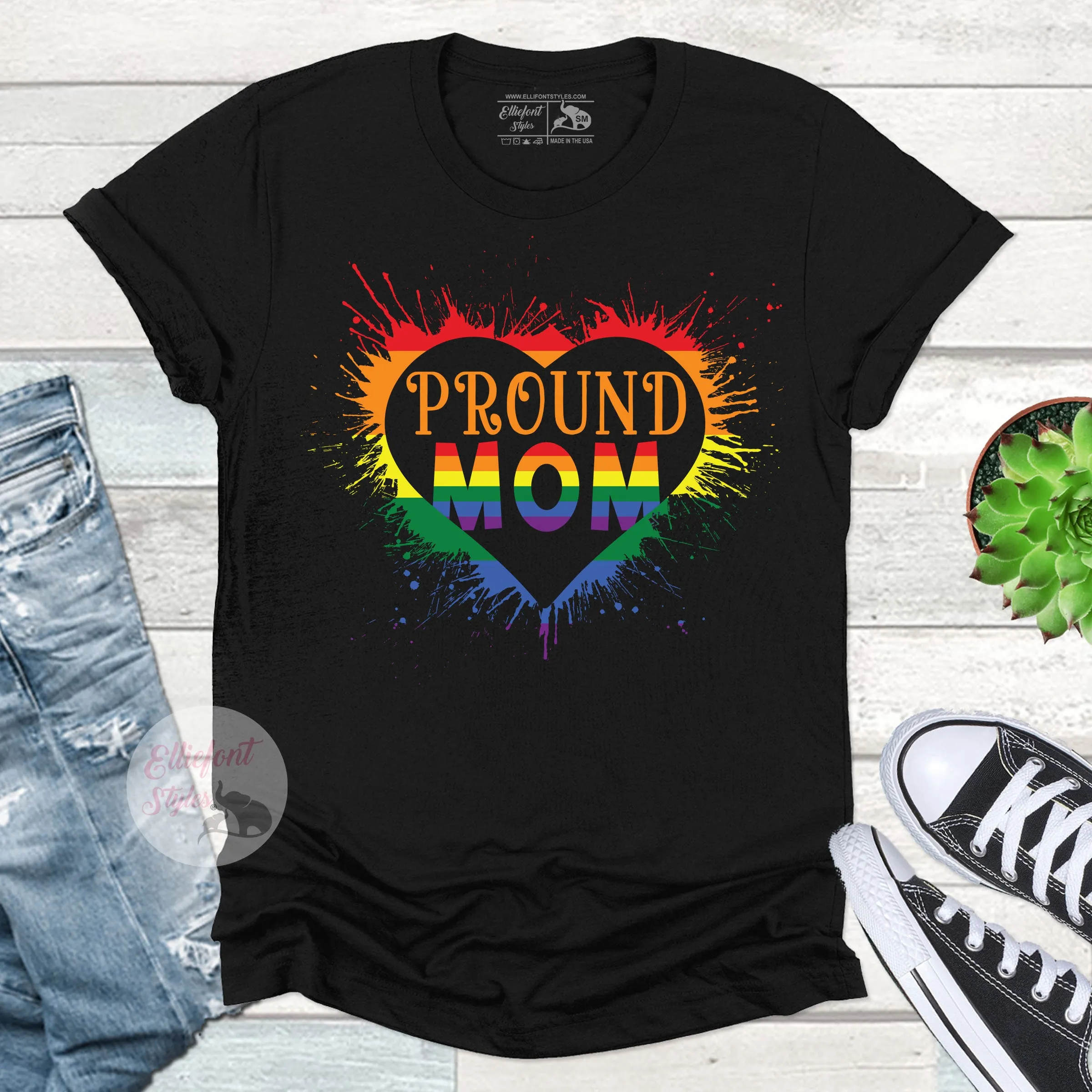 Proud Mom Gay Pride LGBT Shirt