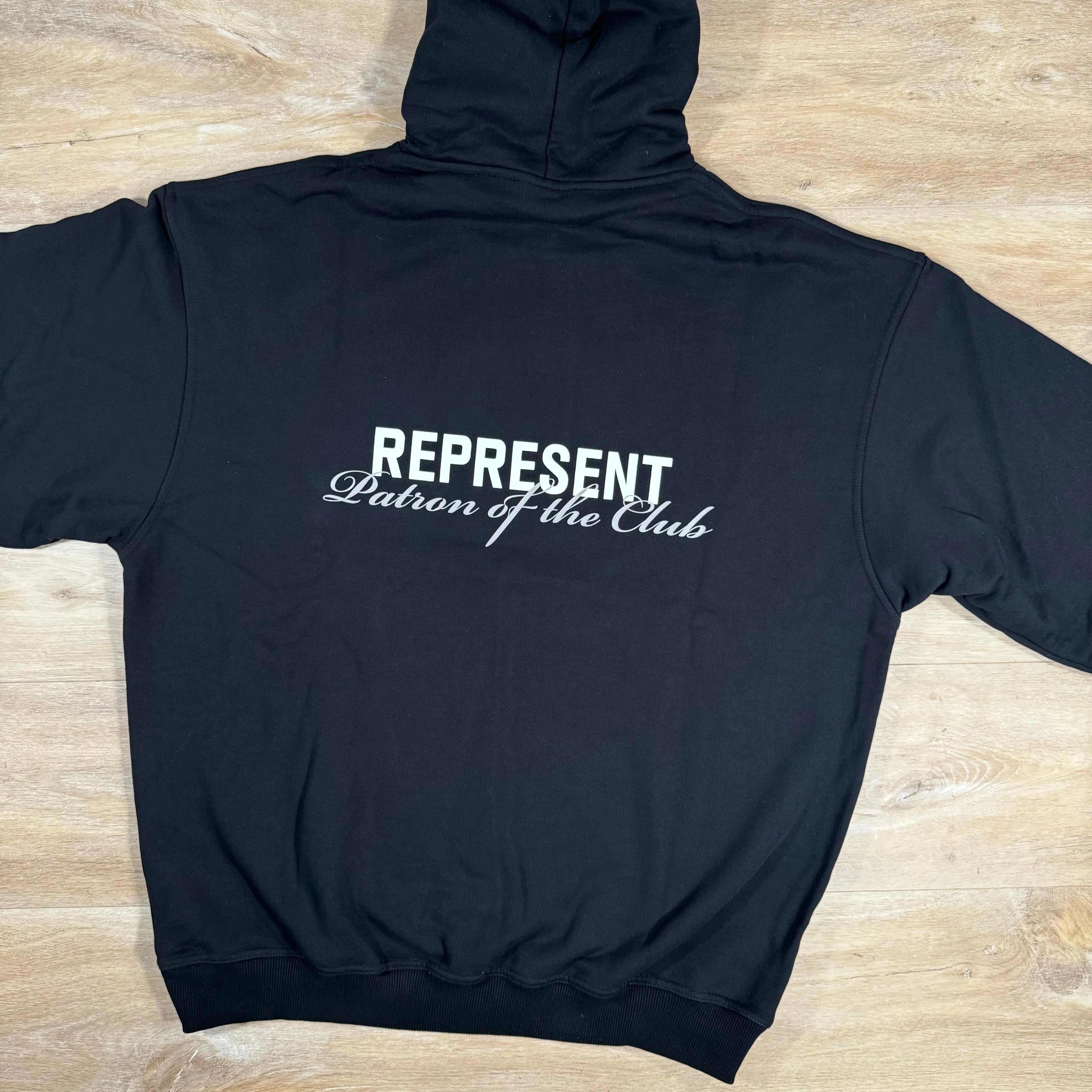 Represent Patron Of The Club Hoodie in Black