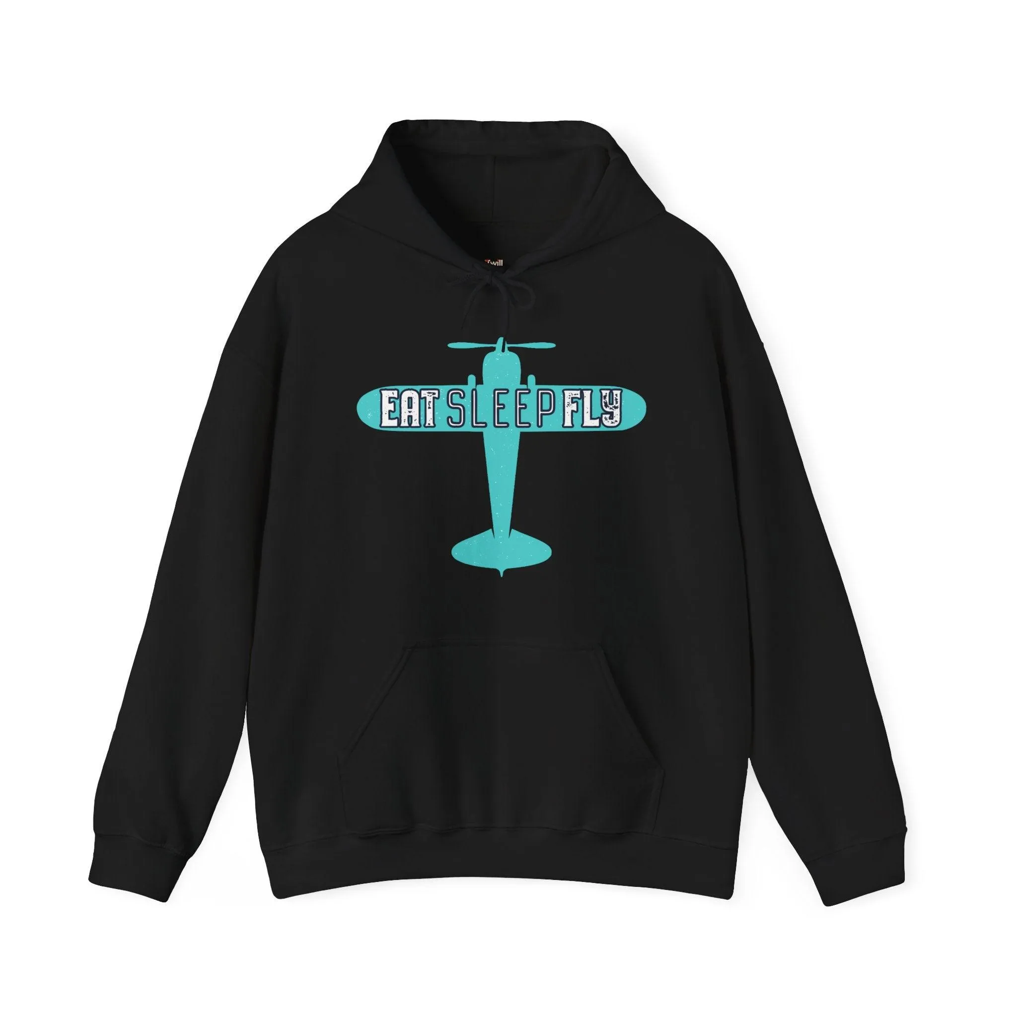 Retro Eat Sleep Fly Hoodie