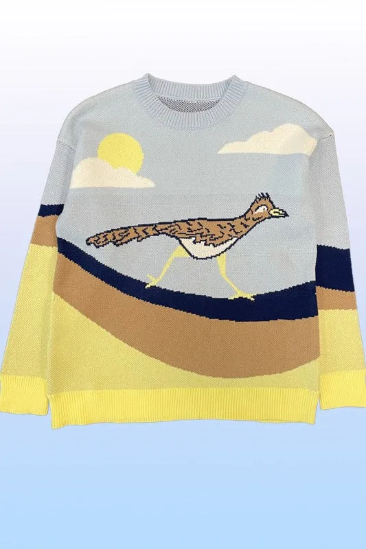 Roadrunner Knit Multi-Color Sweater