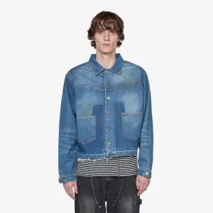 Rodeo Motorcycle Denim Jacket Blue