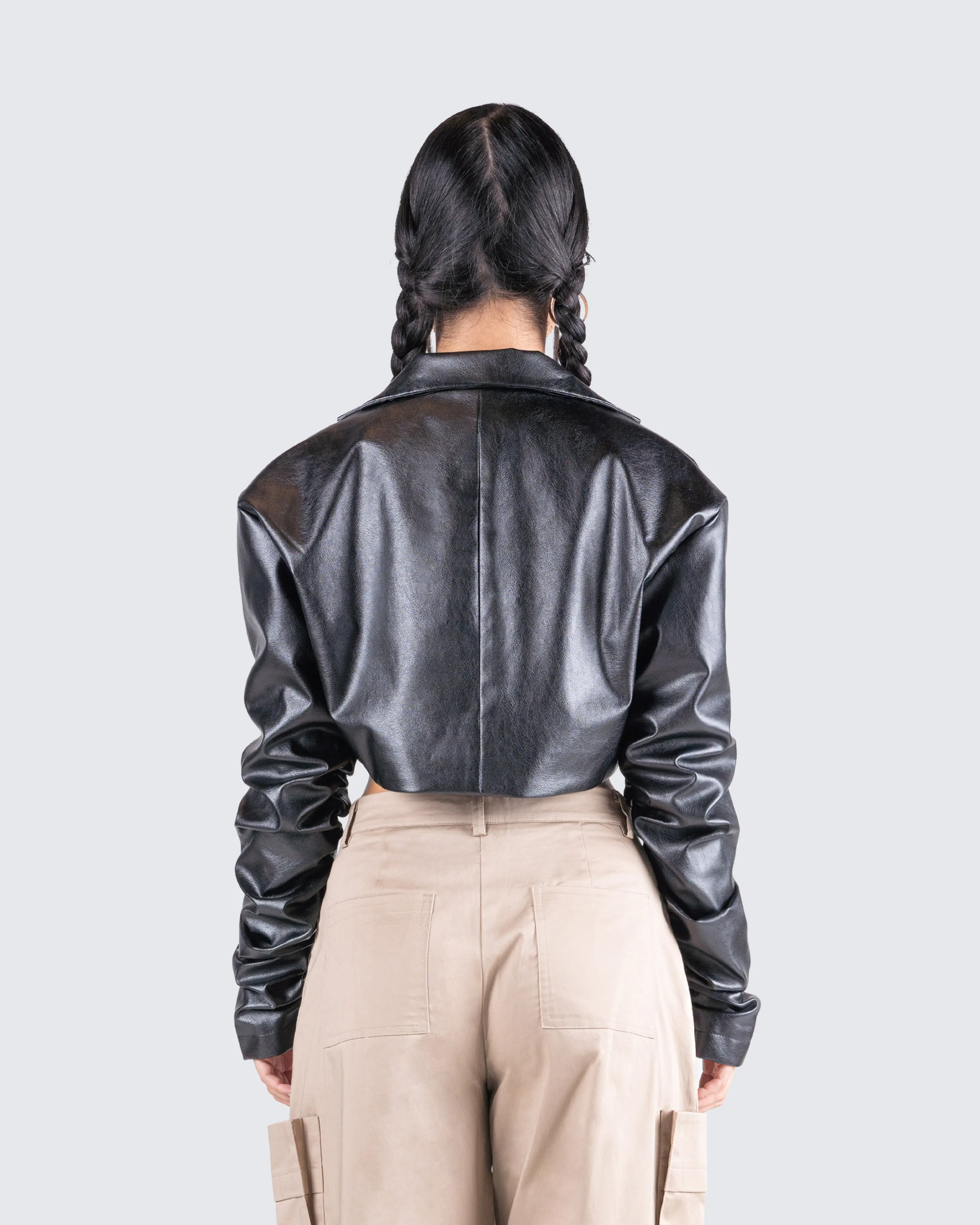 Ryder Black Cropped Jacket