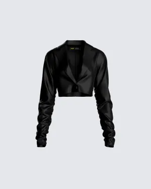 Ryder Black Cropped Jacket