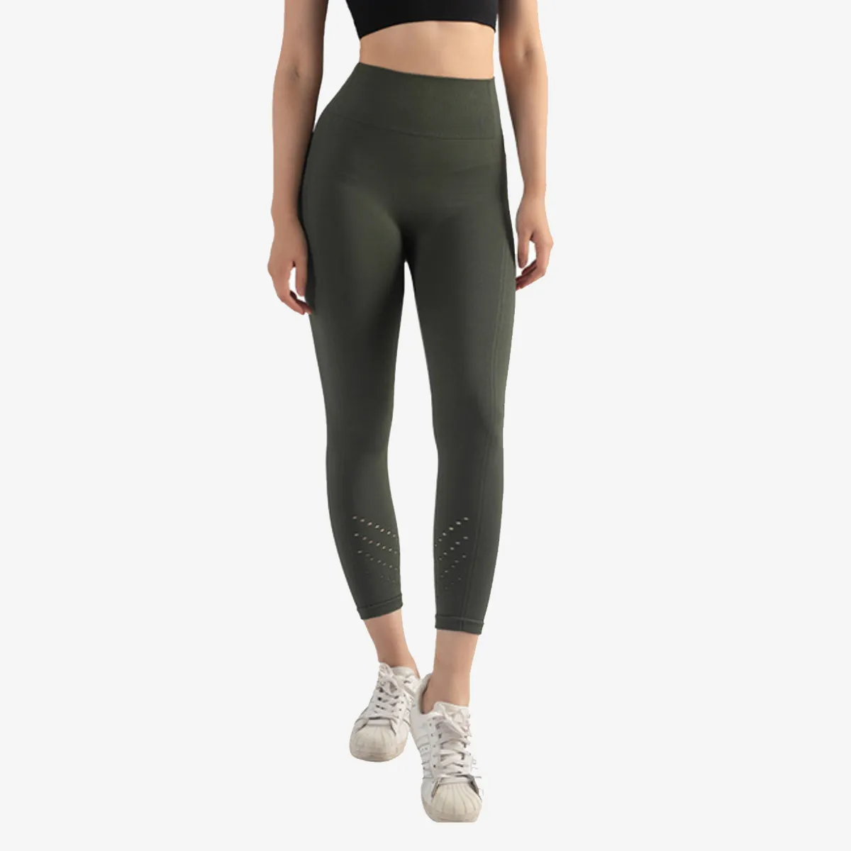 SALE - SORA Ultra Tight Seamless Cropped Legging - Lasercut