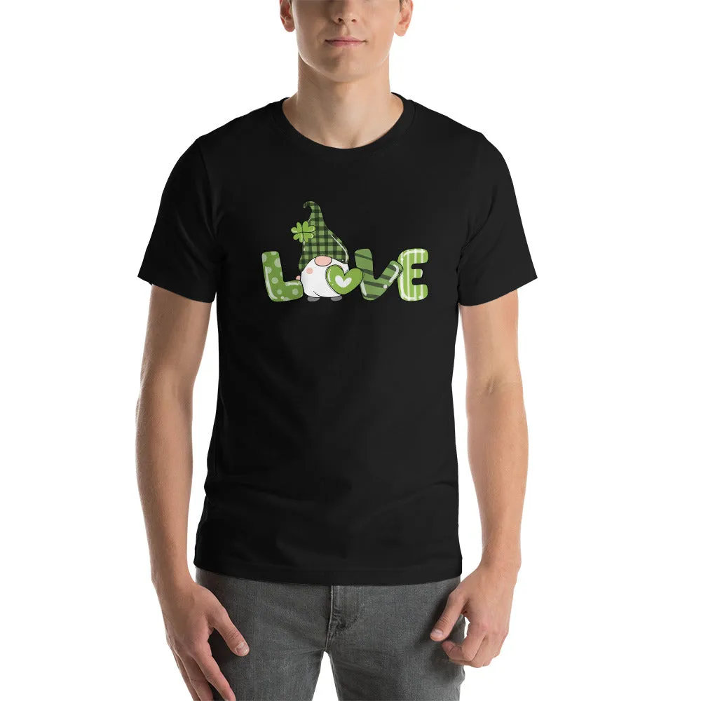 Shamrock Gnome Love St Patrick's Day Shirt