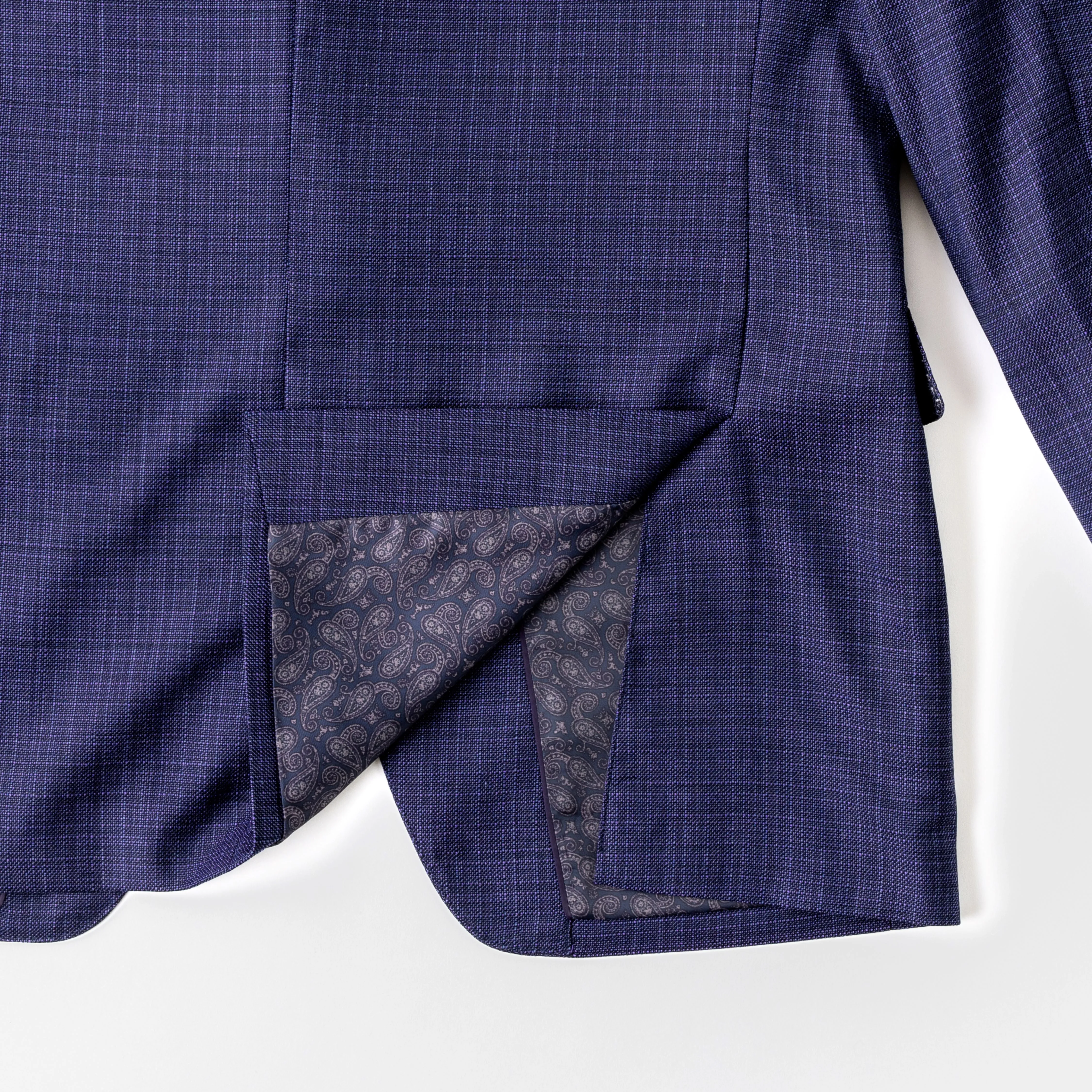 Signature Purple Wool Blazer