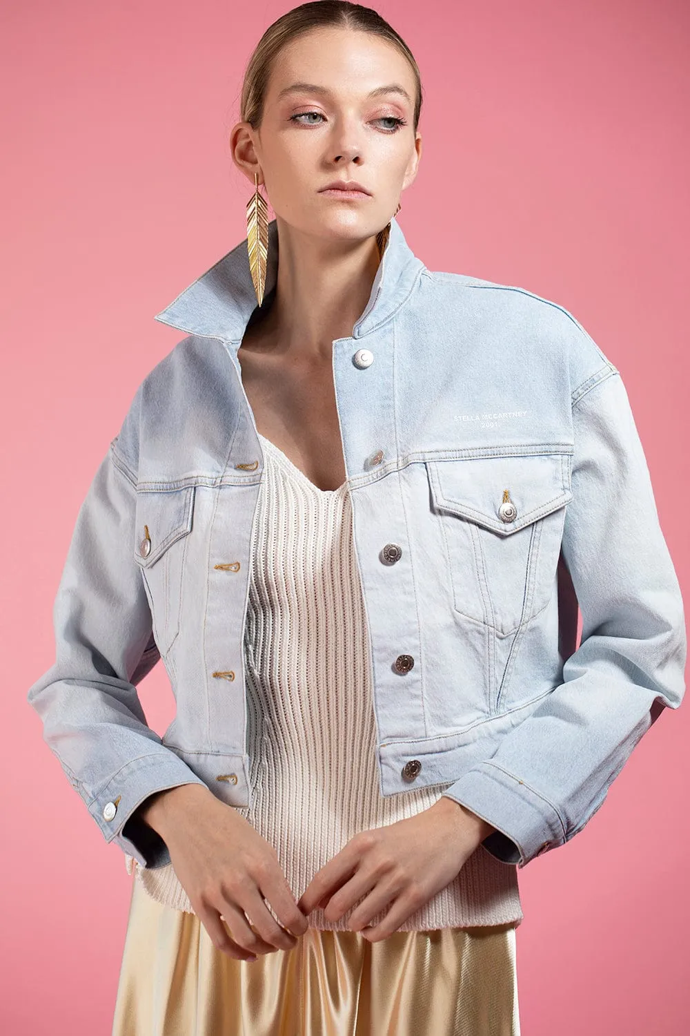 Summer Cropped Denim Jacket