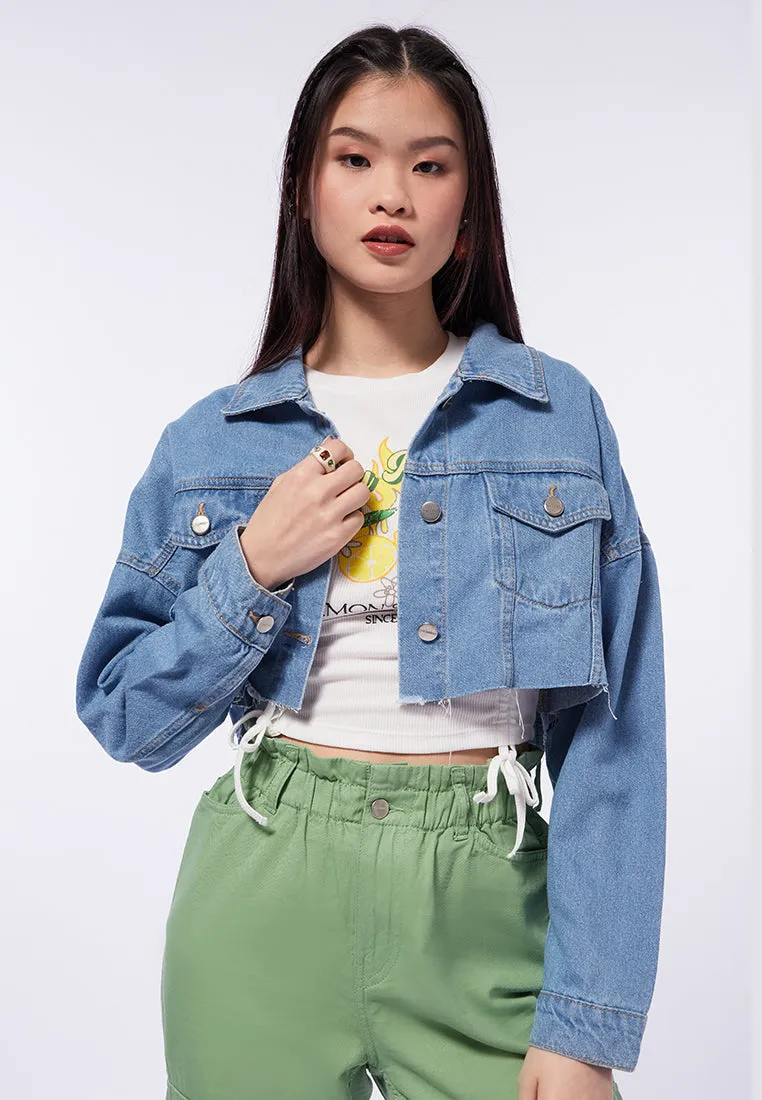 Super Cropped Denim Jacket