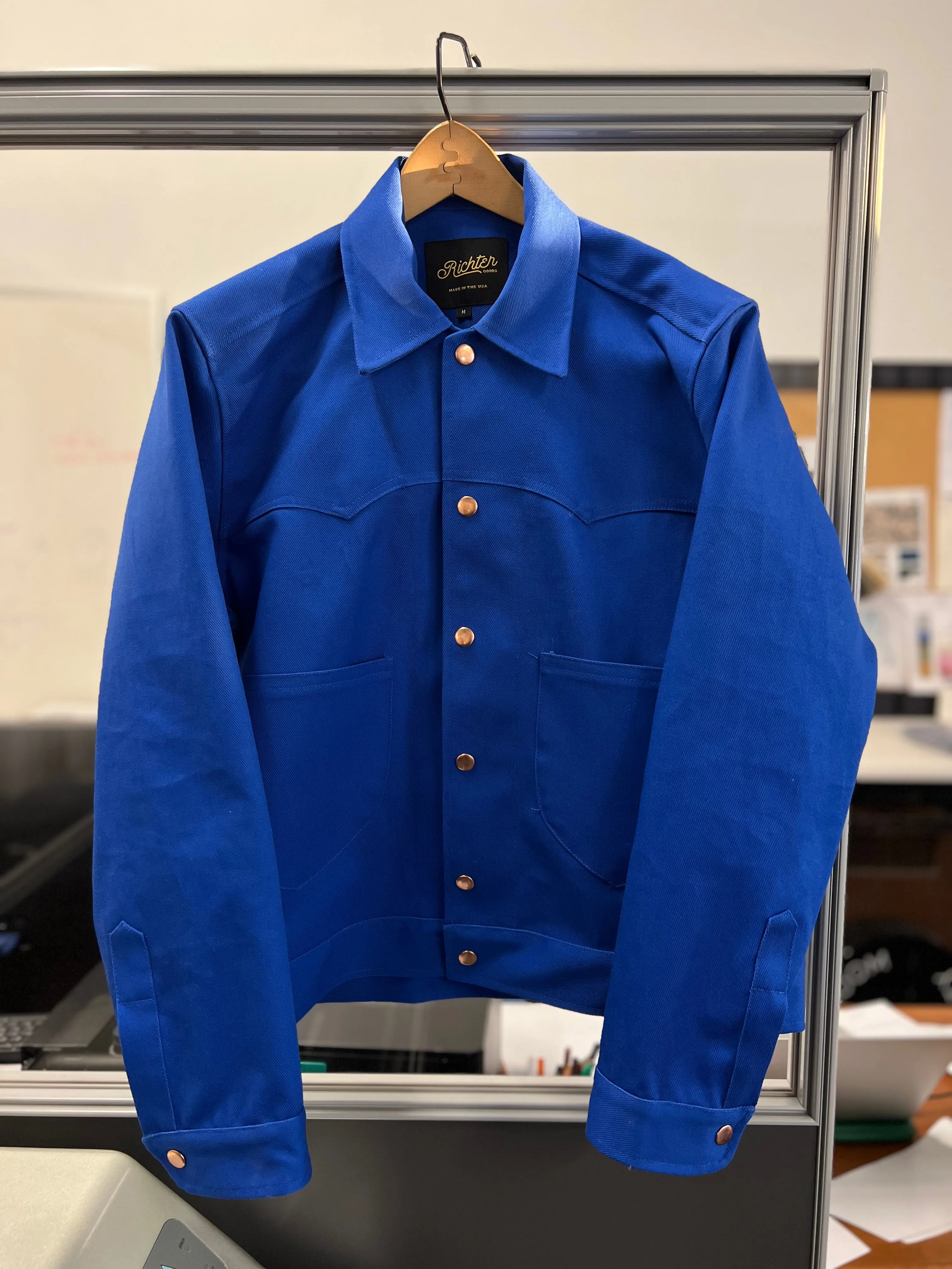 Terlingua Trucker Jacket in Electric Blue