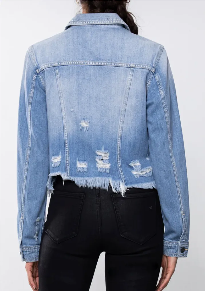 THE ONE - Distressed Denim Jacket