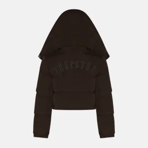 Trapstar Women's Irongate Hooded Jacket - Brown