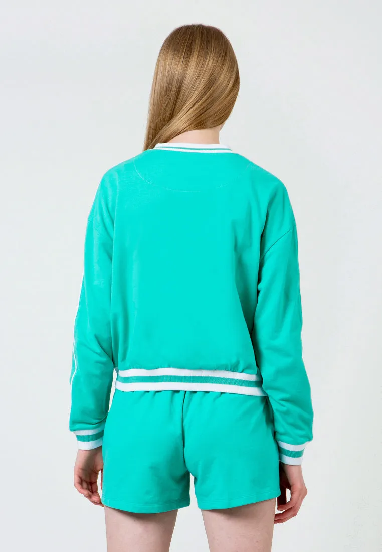 Turquois Bomber Jacket