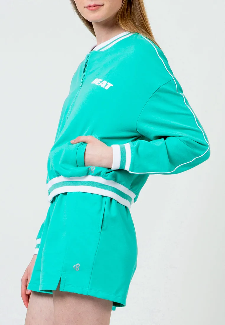 Turquois Bomber Jacket