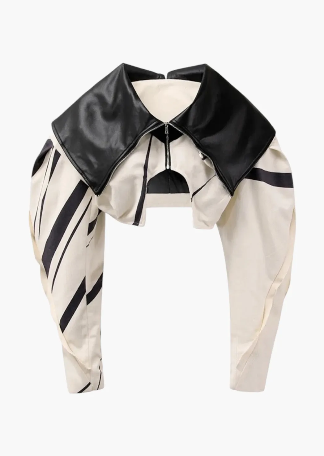 Vesna Puff Sleeve Cropped Jacket