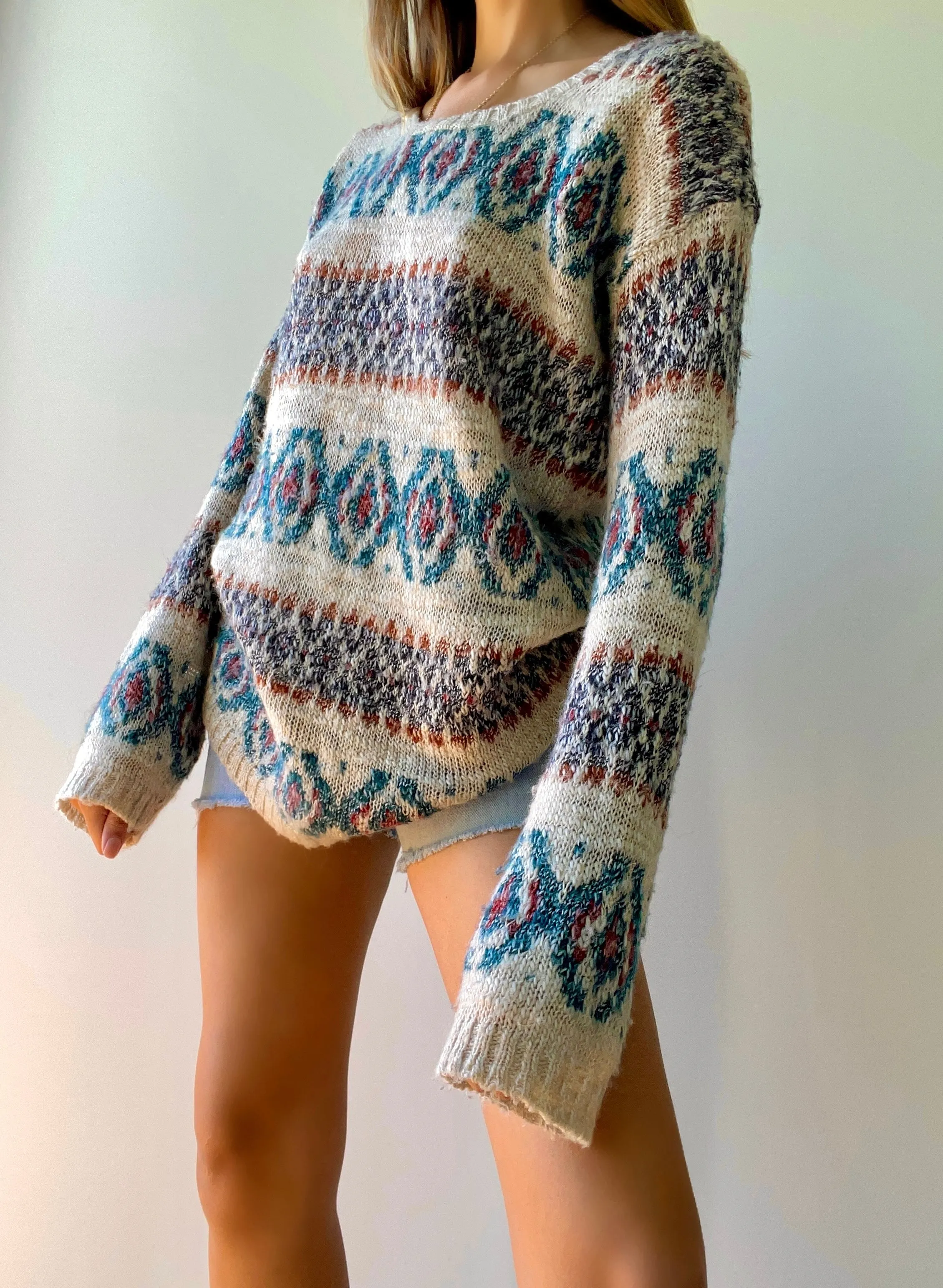 Vintage Missoni Oversized Knit Sweater