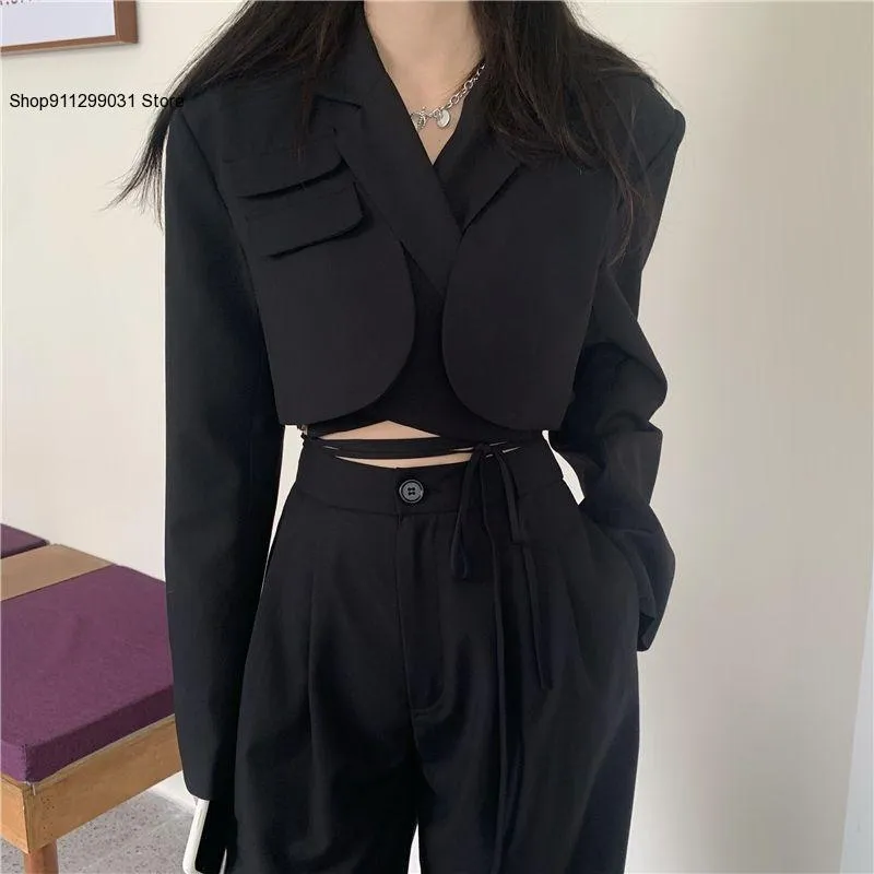 Women Sexy New Chic Crop Blazer