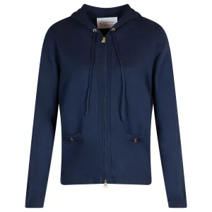 Womens Enza Hoodie Dress Blues - AW24