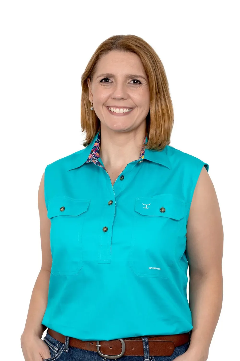 Women's Kerry trim Half Button Work Shirt