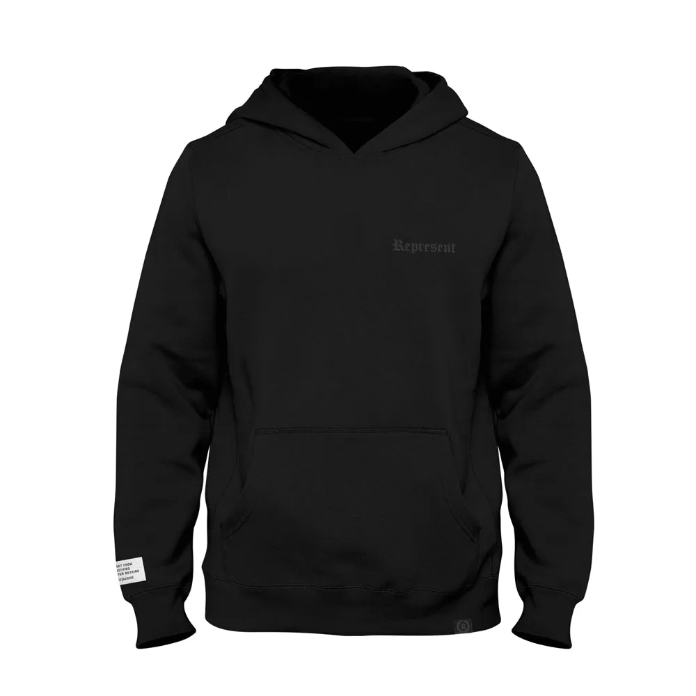 XLARGE Premium Fashion Heavy Hoodie [BLACKED OUT] STOP FOR NOTHING SERIES